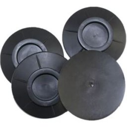 INF Pack de 4 patins antidérapants en caoutchouc pour machine à laver