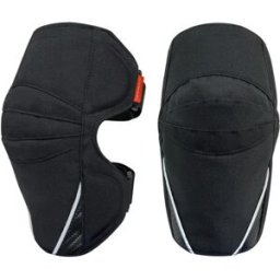 INF Genouillères moto homme extérieures - Polyester respirant absorbant les chocs, protection anti-impact réfléchissante (M, L) M