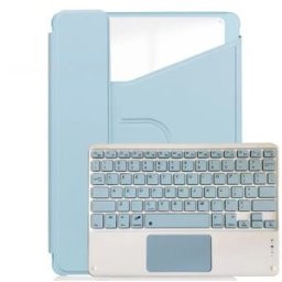 INF Étui Clavier Bluetooth Rotatif à 360° compatible avec iPad Pro 11 (2024) - Cuir PU Bleu