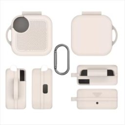 INF Étui de protection en silicone pour écouteurs Bluetooth compatible with Buds Pro2/2plus/2 Beige