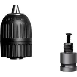 INF Adaptateur auto-verrouillant 1/2 inch carré vers 1/4 inch hex pour clé à chocs électrique – alliage de zinc moleté