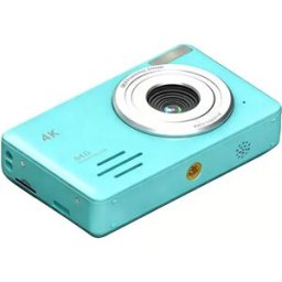 INF Appareil Photo Numérique 4K 64MP Zoom 18x - Idéal Voyages & Selfies Bleu
