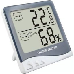 INF Thermomètre Hygromètre LCD Numérique d'Intérieur