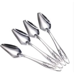 INF Lot de 10 cuillères en acier inoxydable pour l'alimentation des perroquets - Alimentation manuelle pour oisillons