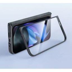 INF Étui Pliable en Cuir PU PC avec Protecteur d'Écran Intégré compatible avec Google Pixel 9 Pro Fold
