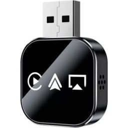 INF Adaptateur sans fil CarPlay/Android Auto/Mirror Link Q1AS - Boîtier 3-en-1 Apple Mirroring & Android Auto CarPlay