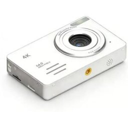 INF Appareil Photo Numérique 4K 64MP Zoom 18x - Idéal Voyages & Selfies Blanc