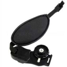 INF Dragonne Ovale Noire pour Appareil Photo Reflex - Confort et Sécurité Accrus