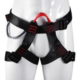 INF Harnais assis demi-corps de sécurité - harnais assis en polyester avec charge de travail sûre 200kg, taille adulte réglable