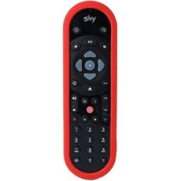 INF Housse de Télécommande en Silicone Compatible avec SKY Version Anglaise - Antichoc, Antidérapante Rouge