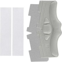 INF Coussin de talon sans colle M (Inclut Velcro x2) - Insert gris mesh et éponge absorbant les chocs, antidérapant pour