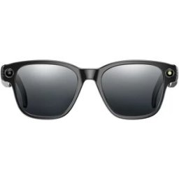 INF Lunettes intelligentes AI à monture noire avec caméra HD 8MP et assistant vocal Le noir