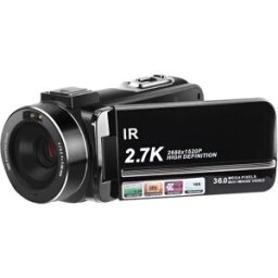 INF Caméra 2.7K / 36MP / zoom 16x / vision nocturne - Noir
