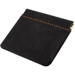 INF Porte-monnaie et porte-clés en cuir véritable - Rangement compact pour rouge à lèvres et étui pour clés de voiture