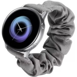 INF Bracelet de montre à élastique imprimé tendance pour montres connectées compatible with Samsung/Huawei - Connecteur argenté