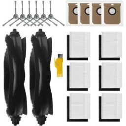 INF Kit d'accessoires de remplacement compatible avec les aspirateurs robots Ecovacs L60 L50 L60 SES L50 SES