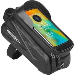 INF Sacoche de vélo pour tube supérieur EVA à coque rigide - Écran tactile, étanche, grande capacité