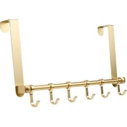 INF Porte-manteau en aluminium, au-dessus de la porte Or