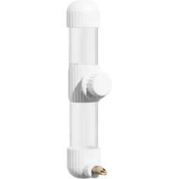 INF Abreuvoir Automatique Suspendu 280ml pour Cage d'Oiseaux - Anti-Fuite Blanc