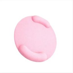 INF Tapis de souris ergonomique rose avec repose-poignet en silicone et support main pour clavier - Antidérapant, résistant à