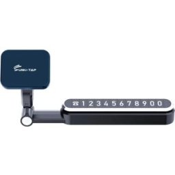 INF Support magnétique dissimulé flottant pour téléphone - Fixation voiture et tableau de bord escamotable et pliable, Bleu