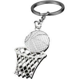 INF Porte-clés basketball - Cadeau pour les fans de la NBA Argent