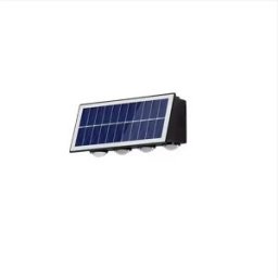 INF WL19-8LED Lampe Murale Solaire RGB à Lentille Convexe - Éclairage Extérieur Jardin & Paysage