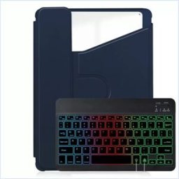 INF Étui rotatif avec clavier Bluetooth et support pour stylo pour iPad 11 (A16) 2025 / iPad 10 10.9'' 2022