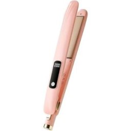 INF Lisseur et boucleur LCD 2-en-1 à température réglable Rose