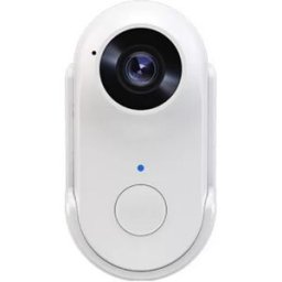 INF Caméra d'action pour animaux de compagnie avec carte TF de 32 Go Blanc