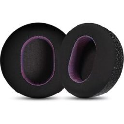 INF Coussinets de Rechange en Cuir Glacé Noir et Violet pour Casque Microsoft Surface Headphones 1 & 2