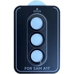 INF Protecteur d'objectif de caméra en métal pour Samsung Galaxy A17 - Verre trempé, Noir