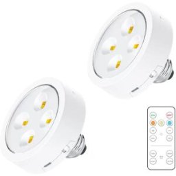 INF Ampoules à piles E26/ E27 avec télécommande