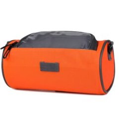 INF Sac de guidon de vélo étanche avec support de téléphone à écran tactile Orange