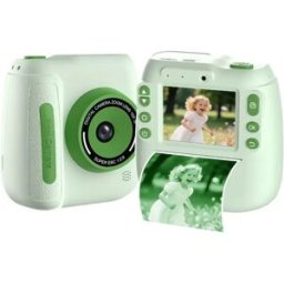 INF Appareil photo instantané avec impression et carte 32GB - 48MP, écran IPS 2.4-inch, vidéo 1080p, charge USB-C Vert