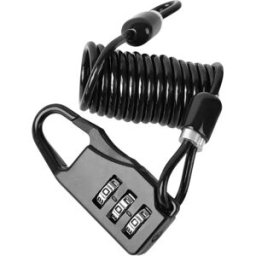 INF Antivol pour casque de moto, antivol pour casque de vélo, câble à 3 chiffres