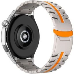 INF Bracelet Premium en Titane compatible avec Huawei Watch 4 Pro, GT5, Watch 3 Pro - Interface Universelle 20/22mm 22 mm Titane