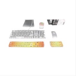 INF Ensemble de tapis de souris numérique analogique : confort ergonomique pour votre bureau Multicolore 2