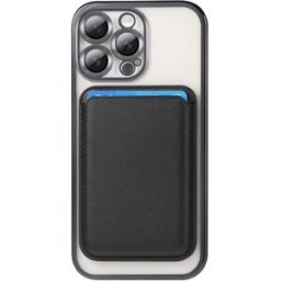 INF Coque de Téléphone Magnétique Électroplaquée Compatible avec iPhone 12 avec Porte-Cartes MagSafe iPhone 12