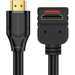 INF Câble HDMI Haute Définition Coude 90 Degrés - Connecteur Supérieur 1 m