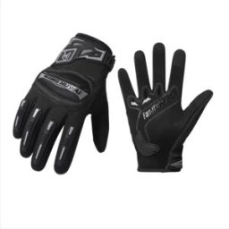 INF Gants de sport d'extérieur pour homme - Thermiques, coupe-vent et compatibles avec les écrans tactiles XL Le noir