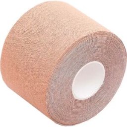 INF Bande de soutien-gorge de sport élastique - Couleur peau - Emballage boîte 5cm x 5m