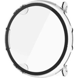 INF Boîtier de protection PC avec protecteur d'écran en verre trempé compatible avec Polar Vantage V3 Transparent
