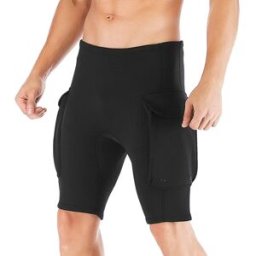 INF Shorts de bain thermiques - Caoutchouc90%+nylon10% shorts de combinaison pour eau froide, anti-méduses et anti-rayures, 3XL