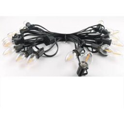 INF Guirlande Lumineuse 10M E12 Ampoules Claires - Idéale pour Halloween, Extérieur & Fêtes