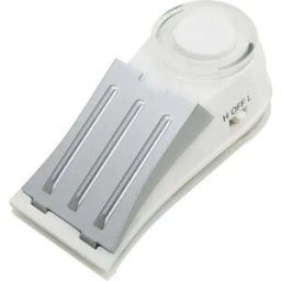 INF Alarme de porte-fenêtre avec détecteur de vibrations - Sécurité 125dB avec lumière clignotante