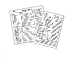 INF Autocollants de Raccourcis Clavier Français pour Windows - Améliorez Votre Productivité