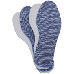 INF 5 paires de semelles à découper - respirantes, absorbantes de chocs, antibactériennes, inserts gris 45-46