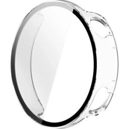 INF Protection d'écran intégrale pour Xiaomi Watch S4 41mm : Coque de protection en PC et verre trempé Transparent