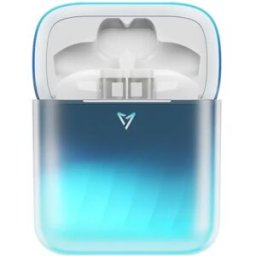 INF Écouteurs Bluetooth Gaming Night Glow Flowing Sand TWS avec Réduction de Bruit Active, 480mah, Ajustement Sport Ergonomique Blanc